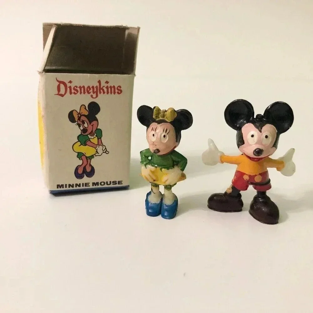 Vtg Mini Disneykins Marx Mickey Minnie Pluto Goofy Timothy Louie Donald Daisy - Picture 11 of 16